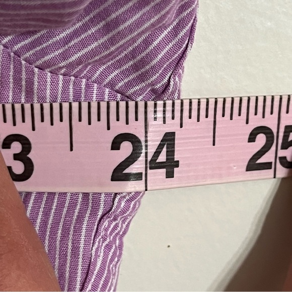 Men’s Lauren Ralph Lauren Long Sleeve Bottom Down Shirt Stripes Size 15.5 34/35 - Picture 8 of 10